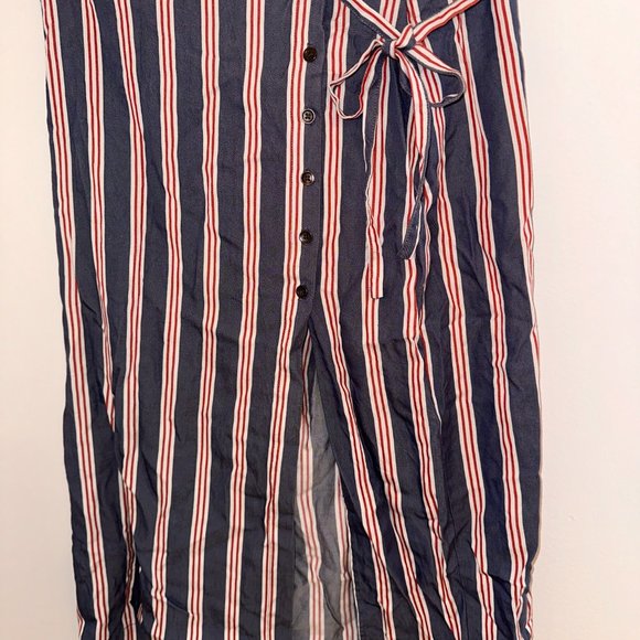 Striped button-down midi skirt - Picture 6 of 6